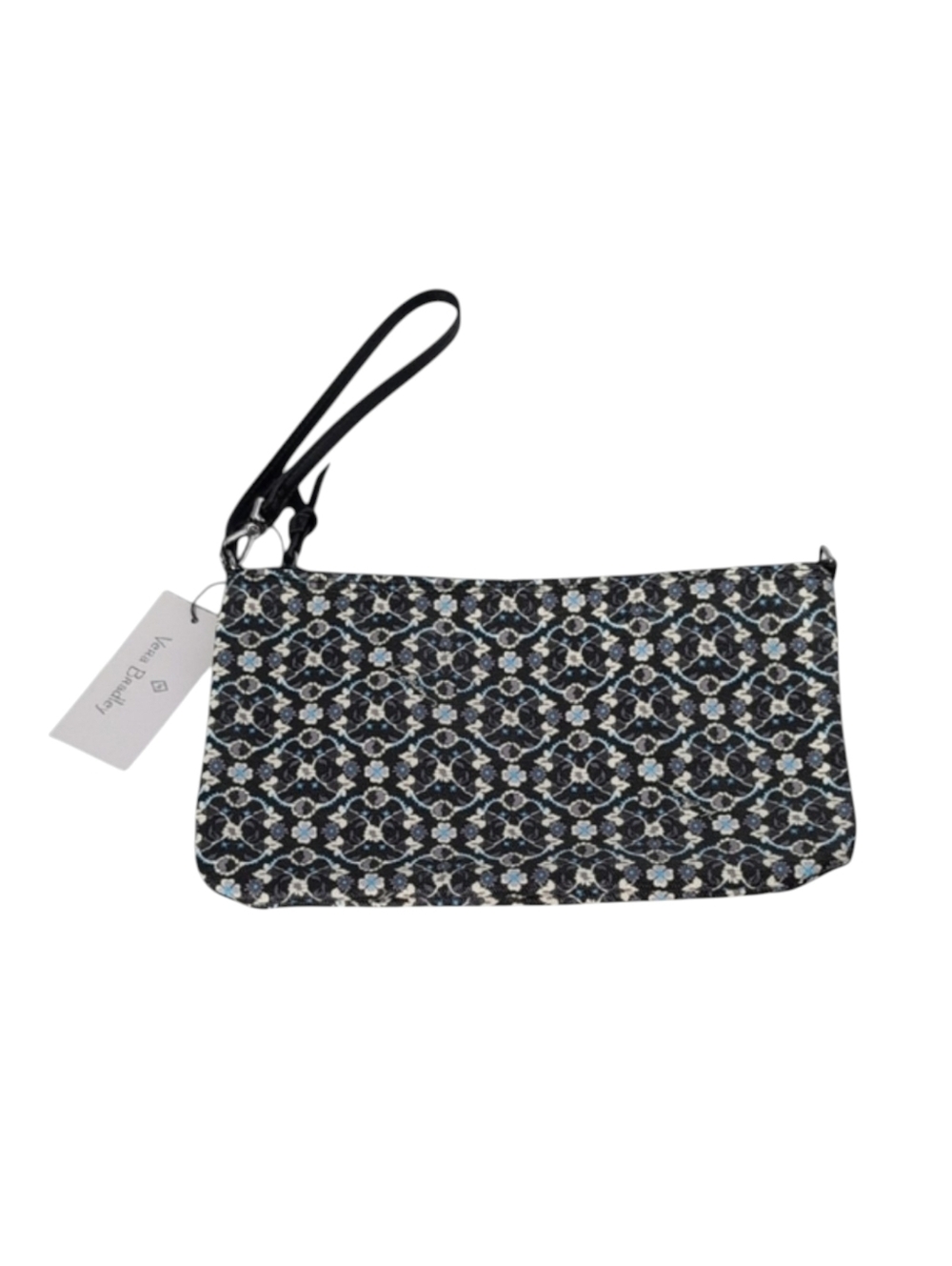 Vera Bradley Cotton Convertible Wristlet in Charcoal Vines
